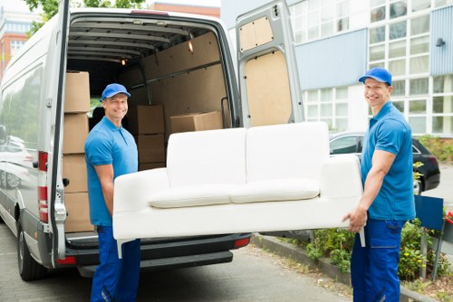 Removal truck hire support for a Nine Elms apartment move
