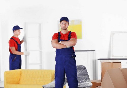 Packing and moving office furniture and equipment in Nine Elms