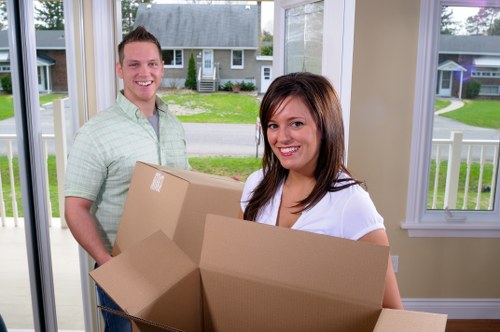 Moving service helping with apartment removals in Nine Elms