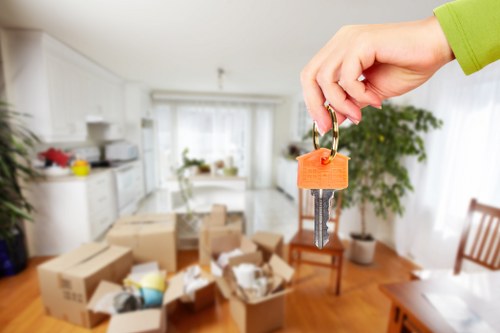 Moving truck service for residential and commercial moves in Nine Elms