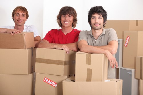 Charity donation items prepared for reuse after a house clearance