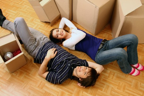 Furniture loading for a Nine Elms house or flat move
