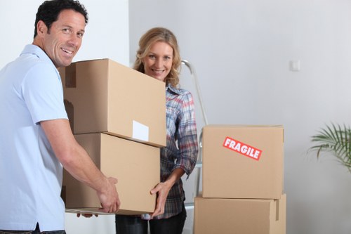 Modern apartment access and moving logistics in Nine Elms